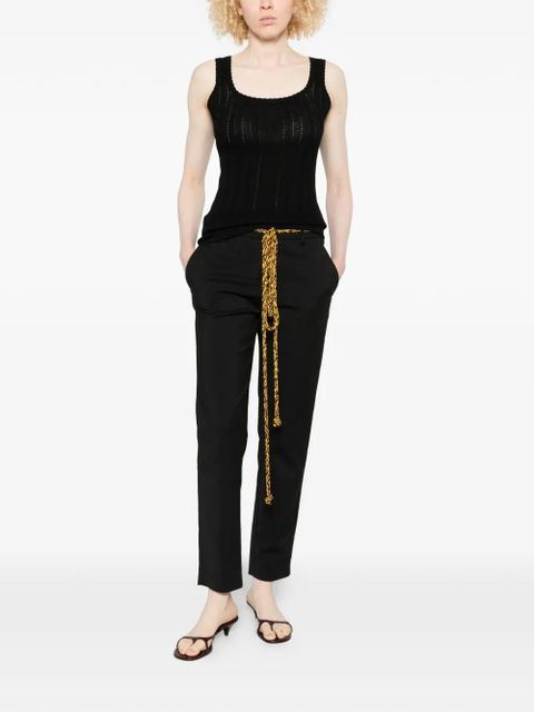 Missoni tie-waist trousers - Black - zdjęcie produktu nr 2