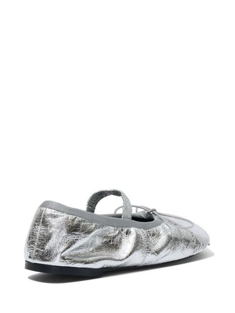 Proenza Schouler Glove Mary Jane leather ballerina - Silver