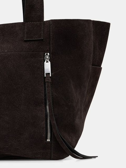 AllSaints torebka zamszowa ALBA