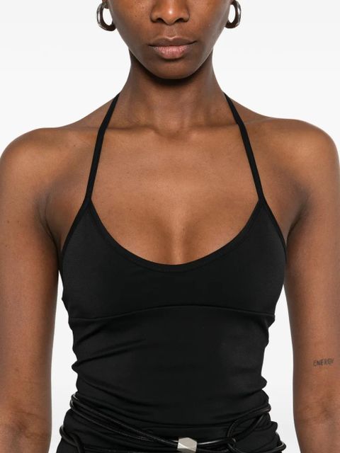 Gimaguas Lula tie-fastening sleeveless top - Black