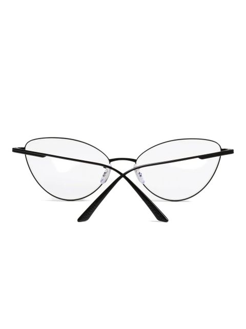 KHAITE x Oliver Peoples cat eye glasses - Black