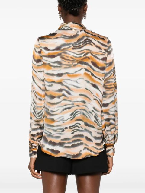 TWINSET tiger-print shirt - Neutrals