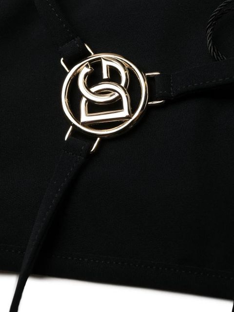 Dolce & Gabbana DG-logo cut-out bikini bottoms - Black - zdjęcie produktu nr 2