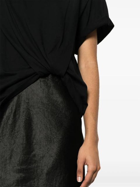 3.1 Phillip Lim draped T-shirt slip combo dress - Black
