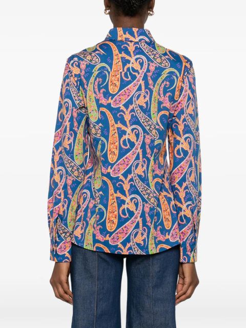 ETRO paisley-pattern shirt - Blue