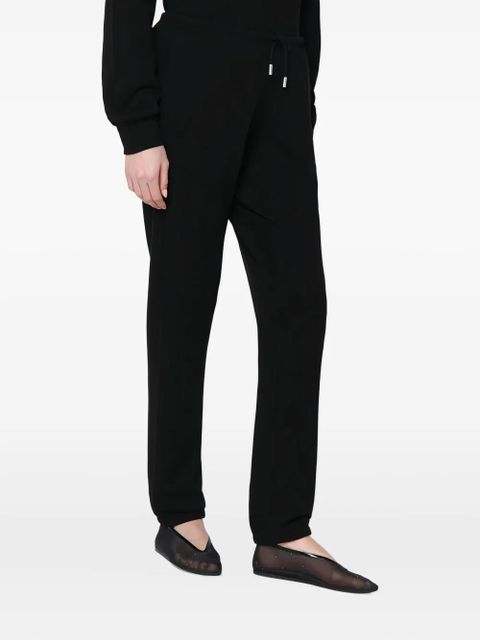 The Row drawstring cuffed trousers - Black