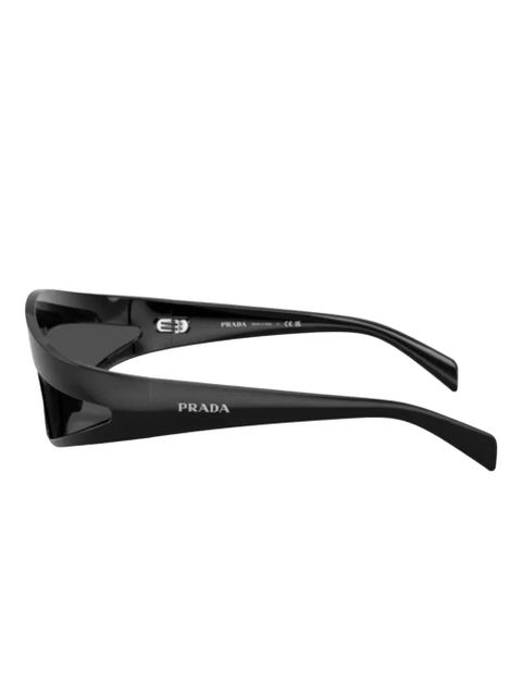 Prada Eyewear shield-frame sunglasses - Black - zdjęcie produktu nr 2
