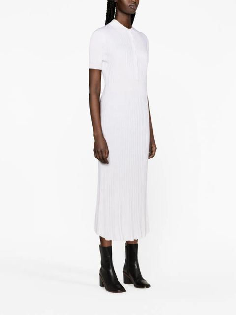 Gabriela Hearst Amor ribbed-knit midi dress - Neutrals