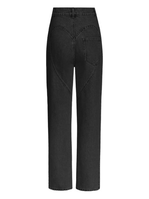AREA crystal-heart jeans - Black - zdjęcie produktu nr 2