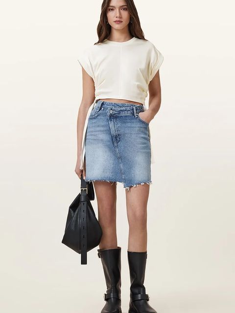 AllSaints bluzka MIRA SATIN