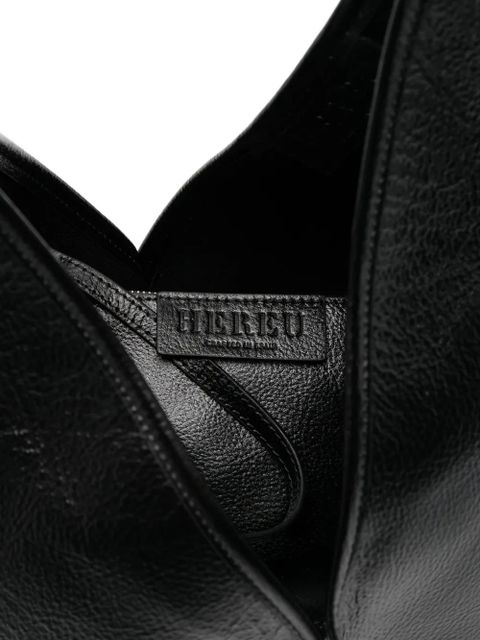 Hereu Calella Hobo top handle shoulder bag - Black