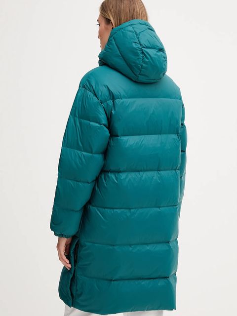 Calvin Klein Jeans kurtka puchowa kolor turkusowy zimowa LV047D502G