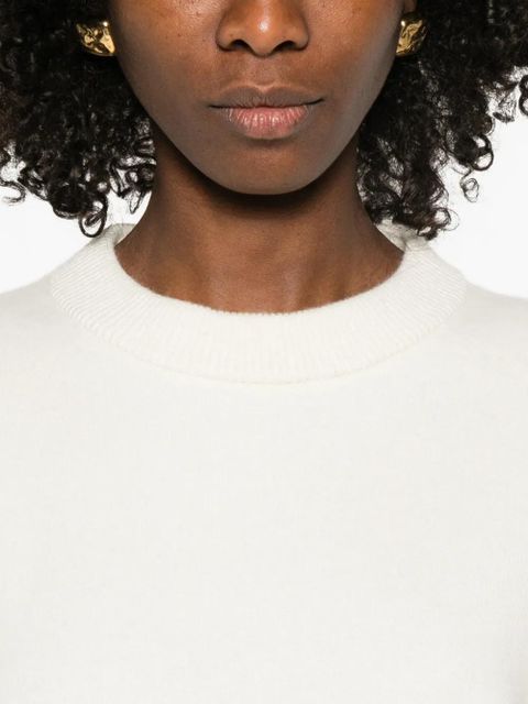 LouLou de Saison ribbed-trim sweater - Neutrals