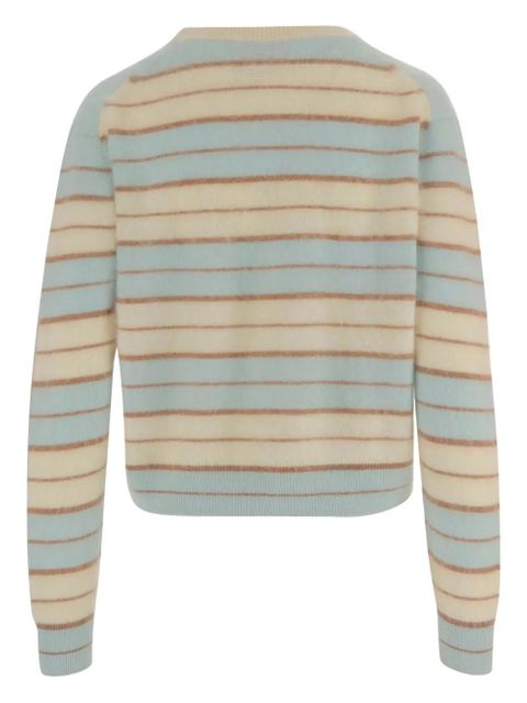 Guest In Residence crew-neck striped sweater - Neutrals