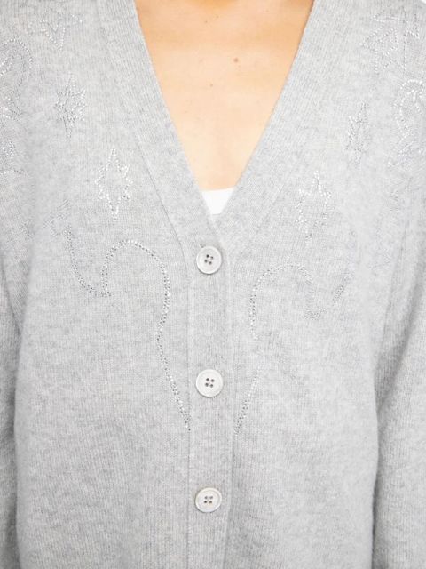 Zadig&Voltaire strass Mirkaz cardigan - Grey