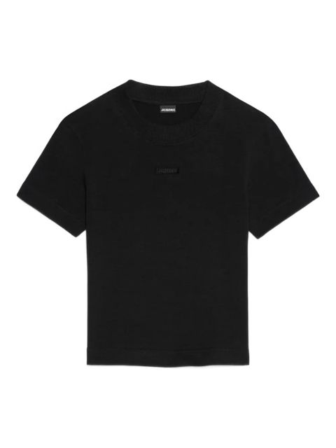 Jacquemus Le Gros Grain T-shirt - Black - zdjęcie produktu nr 1