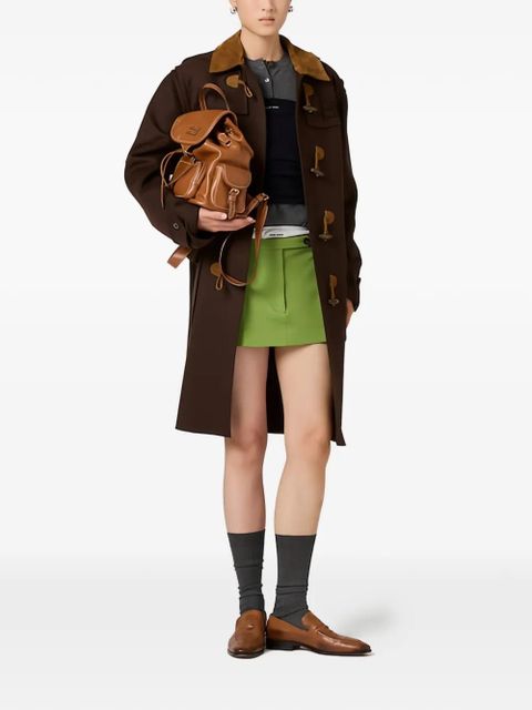 Miu Miu Milano rib knit miniskirt - Green - zdjęcie produktu nr 2