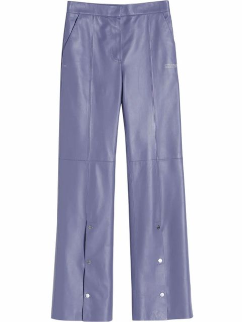 Off-White snap split flared trousers - Grey - zdjęcie produktu nr 1