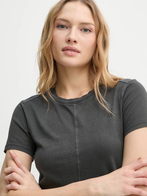 G-Star t-shirt bawełniany damski kolor szary D24499-B059