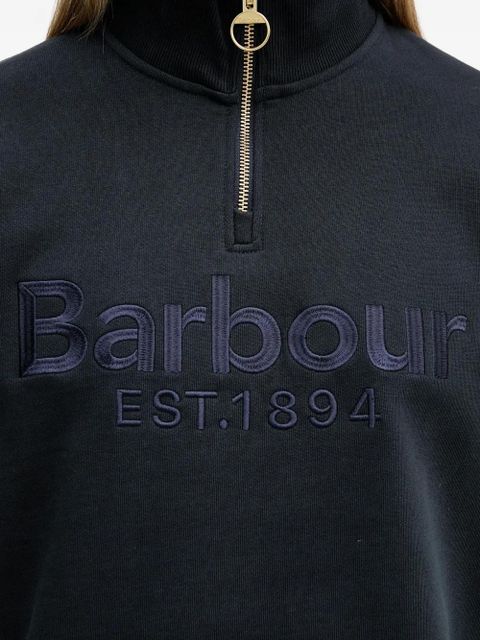 Barbour Sara zip turtleneck sweater - Blue