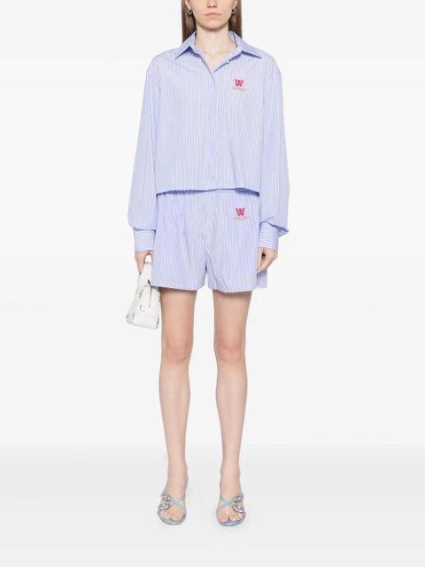 Off-White striped shorts - Blue