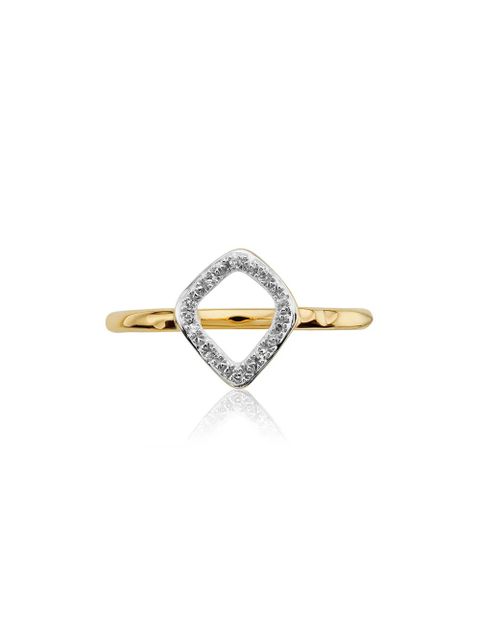Monica Vinader Riva Mini Kite Stacking Diamond ring - Gold - zdjęcie produktu nr 1