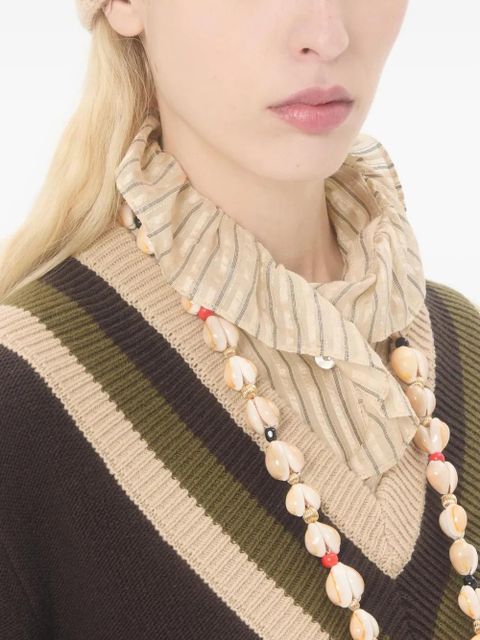 Valentino Garavani lace beanie - Neutrals