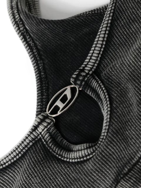 Diesel Ufsb ribbed bralette - Black