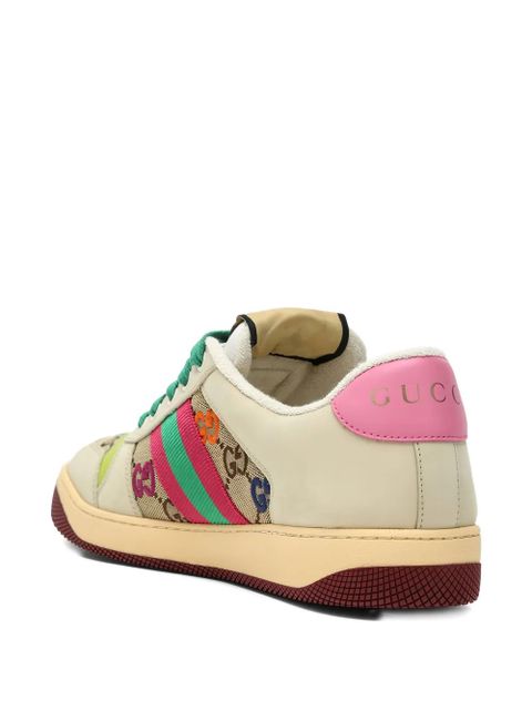 Gucci Screener GG embroidery sneakers - Neutrals - zdjęcie produktu nr 2