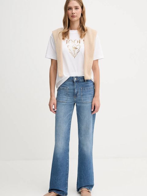 Joop! t-shirt bawełniany damski kolor biały 30047768 - zdjęcie produktu nr 2