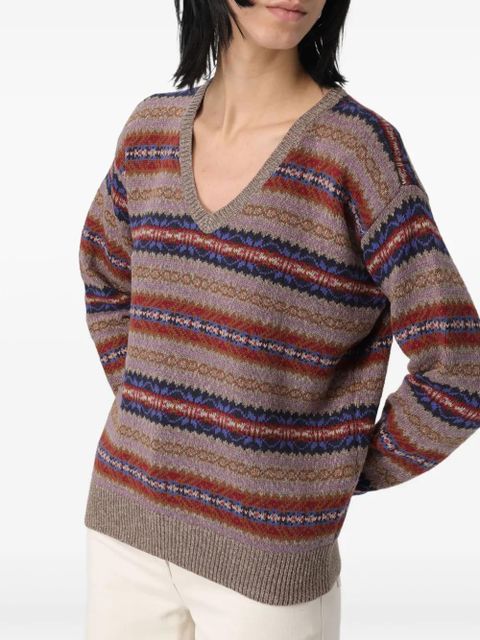 Lauren Ralph Lauren v-neck sweater - Brown - zdjęcie produktu nr 2