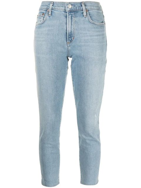 AGOLDE distressed-effect skinny-fit jeans - Blue - zdjęcie produktu nr 1