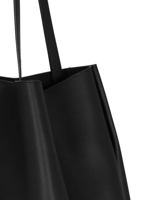 Balmain Emblème leather tote bag - Black