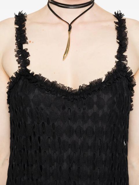 Ulla Johnson ruffled-detail maxi dress - Black