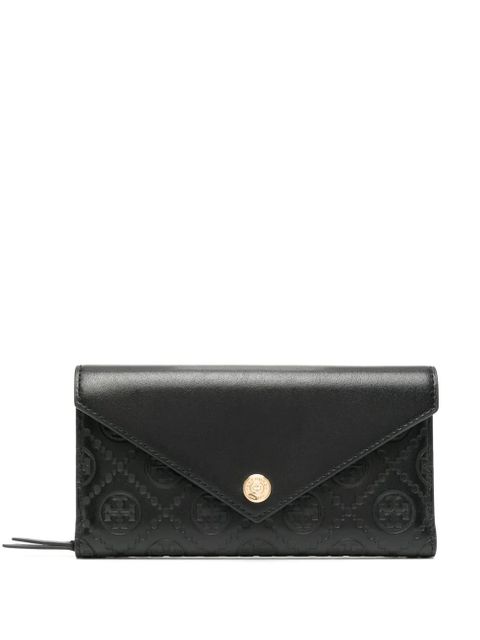 Tory Burch T-monogram envelope wallet - Black - zdjęcie produktu nr 1