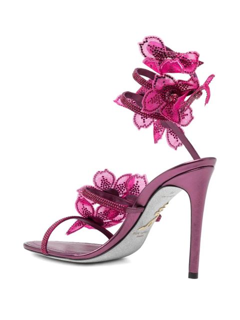 René Caovilla 105mm Floriane sandals - Pink