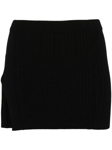 MISBHV knitted mini skirt - Black - zdjęcie produktu nr 1