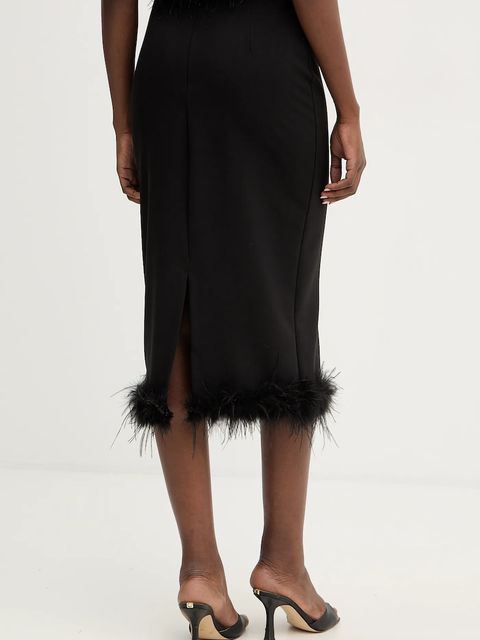 Haveone spódnica kolor czarny midi prosta GVS-P114