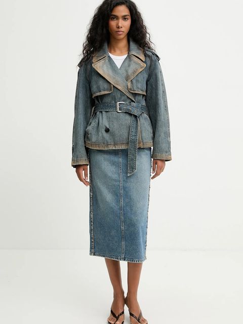 Miss Sixty płaszcz jeansowy - zdjęcie produktu nr 2