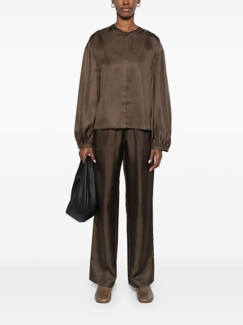 LouLou de Saison Alera straight-leg trousers - Brown