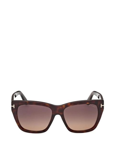 TOM FORD Eyewear square frame sunglasses - Brown - zdjęcie produktu nr 1
