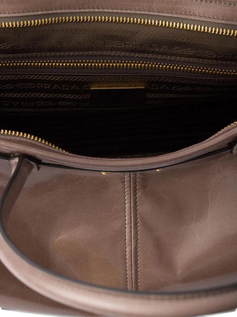 Prada Bonnie leather tote bag - Brown