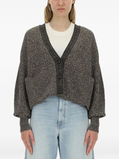 Sportmax pocket button cardigan - Grey - zdjęcie produktu nr 1