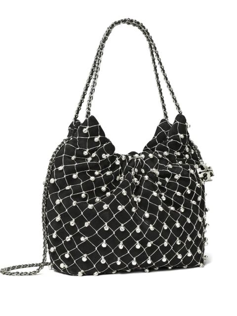 Tory Burch Fleming Bell mini tote bag - Black - zdjęcie produktu nr 1