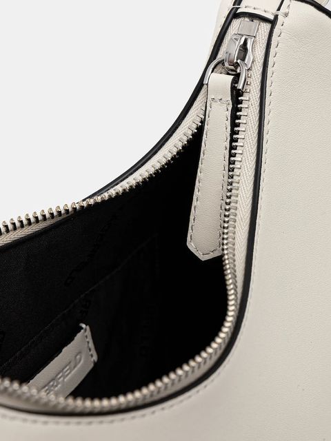 Karl Lagerfeld torebka skórzana Karl Lagerfeld x Paris Hilton kolor biały B1W30270