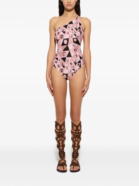 PUCCI one-shoulder geometric swimsuit - Pink - zdjęcie produktu nr 2