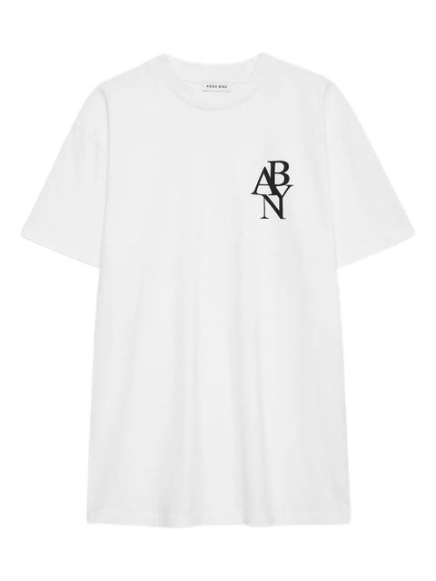 ANINE BING The Walker short-sleeve T-shirt - White - zdjęcie produktu nr 1