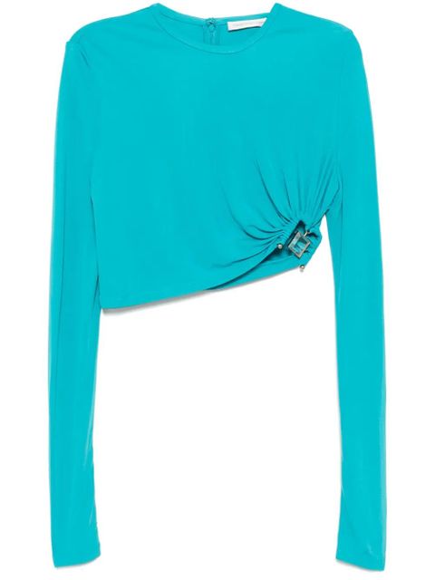 Christopher Esber Bezel quartz long-sleeved top - Blue - zdjęcie produktu nr 1