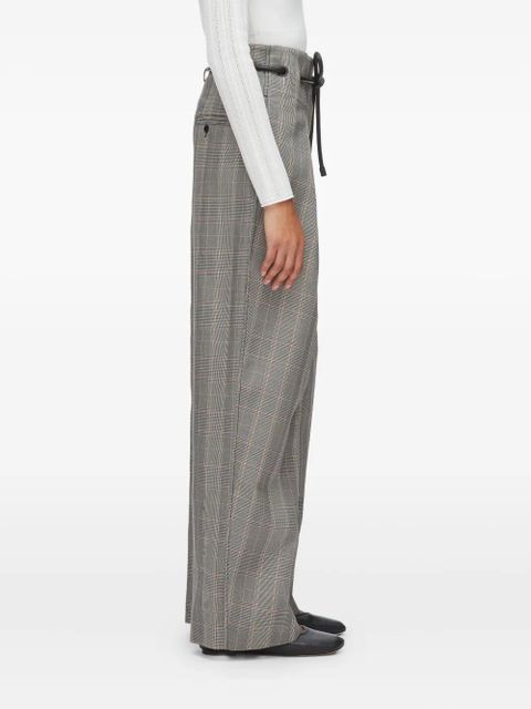 3.1 Phillip Lim plaid-pattern drawstring trousers - Grey - zdjęcie produktu nr 2