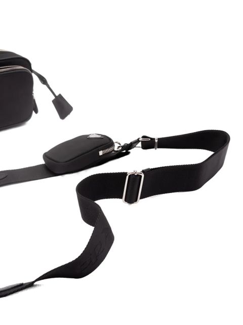 Prada zip satchel shoulder bag - Black